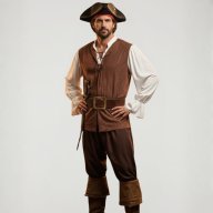 Disfraz Pirata Drake / Hombre Adulto